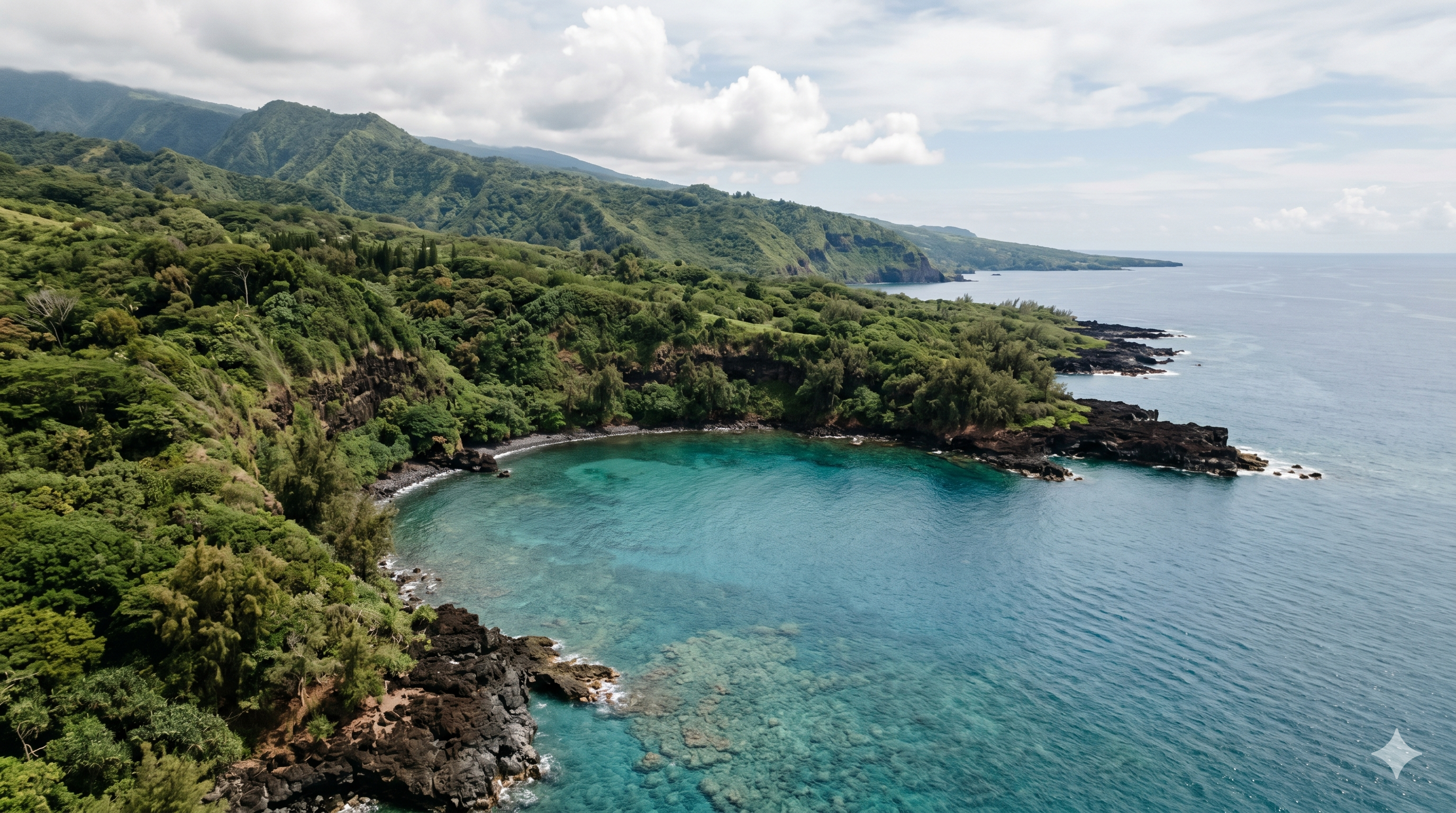 Calm Hawaiian coastline — the Laʻi Digital way